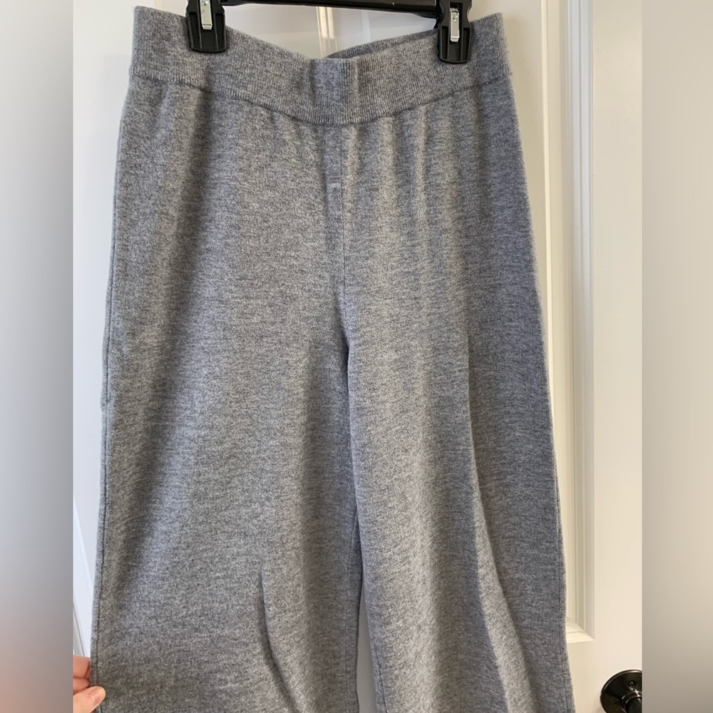 Express Super High Waisted Supersoft Sweater Wide Leg Pant - Picture 7 of 10